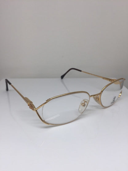 Vintage Fendi F82 GOLDEN GLIMMER Gold Sunglasses - Super Vision Optical