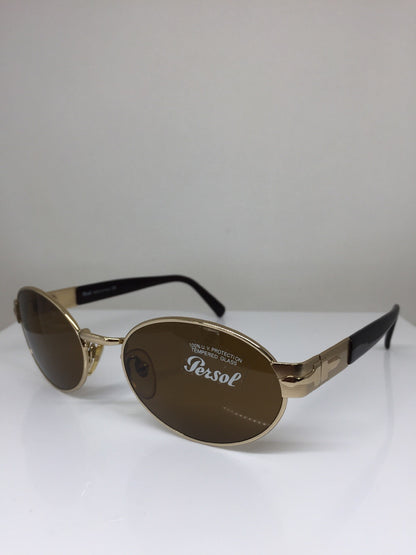 Vintage Persol PE 2058-S Gold Sunglasses - Super Vision Optical