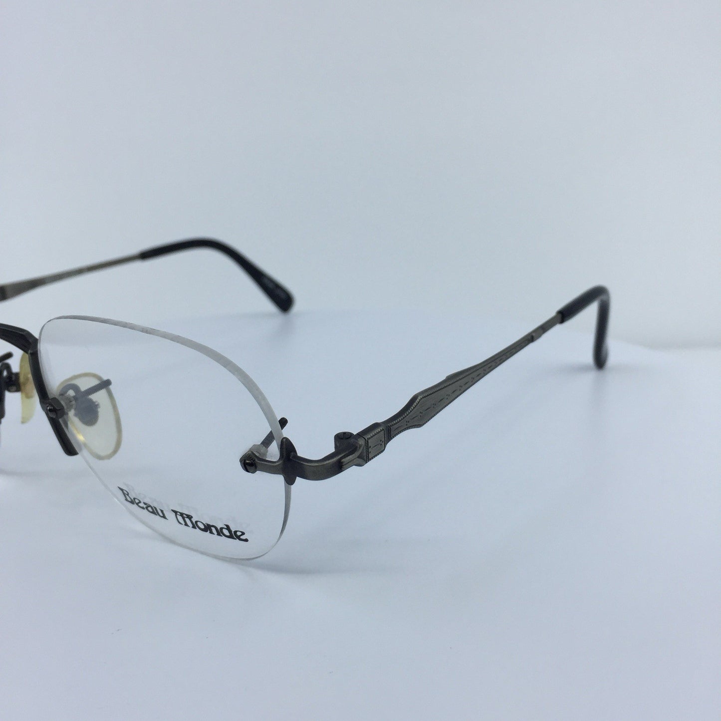 Vintage Beau Monde Collection Westbury Silver Eyeglasses - Super Vision Optical