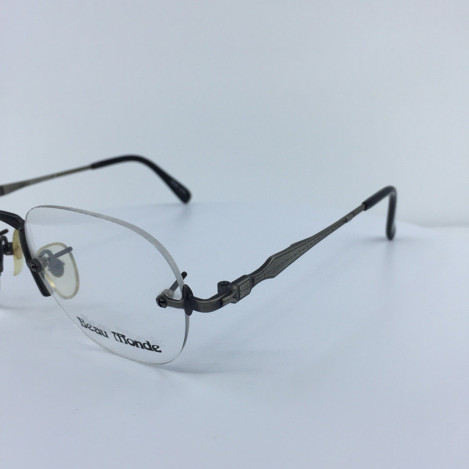 Vintage Beau Monde Collection Westbury Silver Eyeglasses - Super Vision Optical
