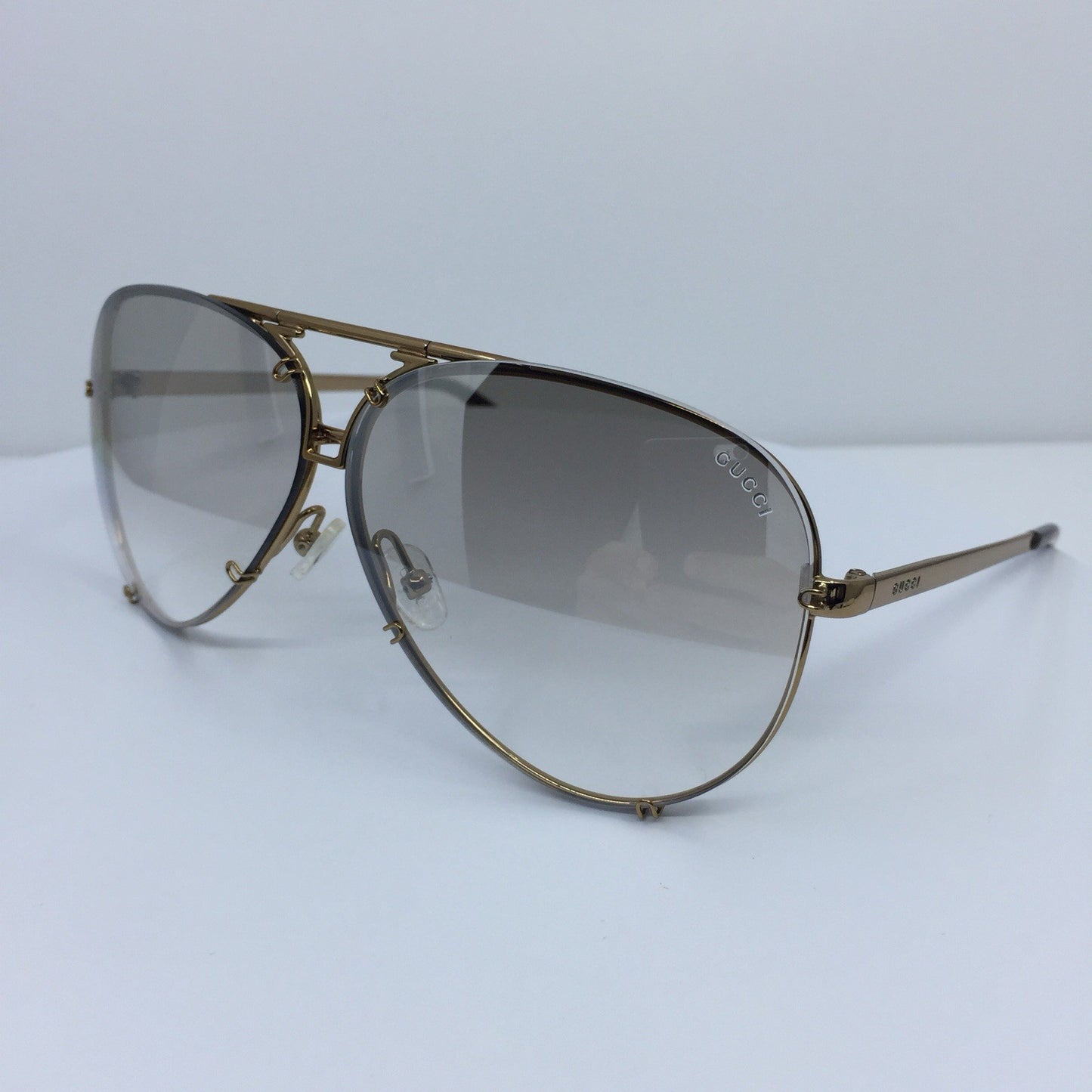 Vintage Gucci GG 1687/S Gold Sunglasses - Super Vision Optical