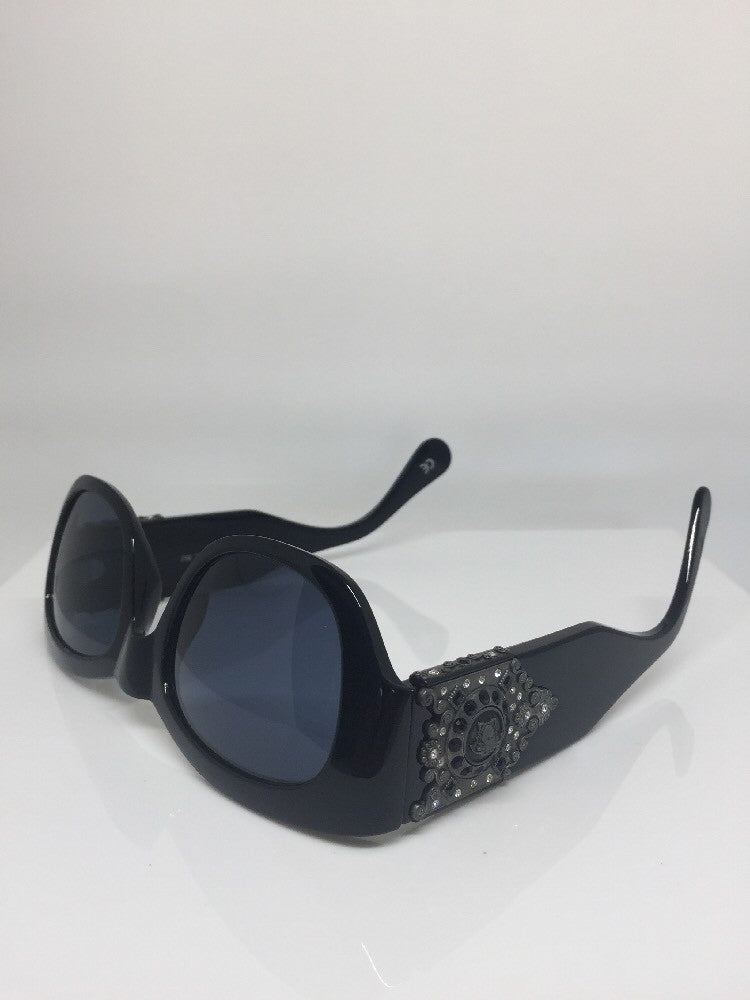 Vintage Versace 413/H Black Sunglasses - Super Vision Optical