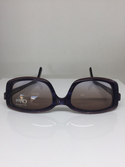 Vintage Chloé Chle 53 Sunglasses Purple Sunglasses - Super Vision Optical