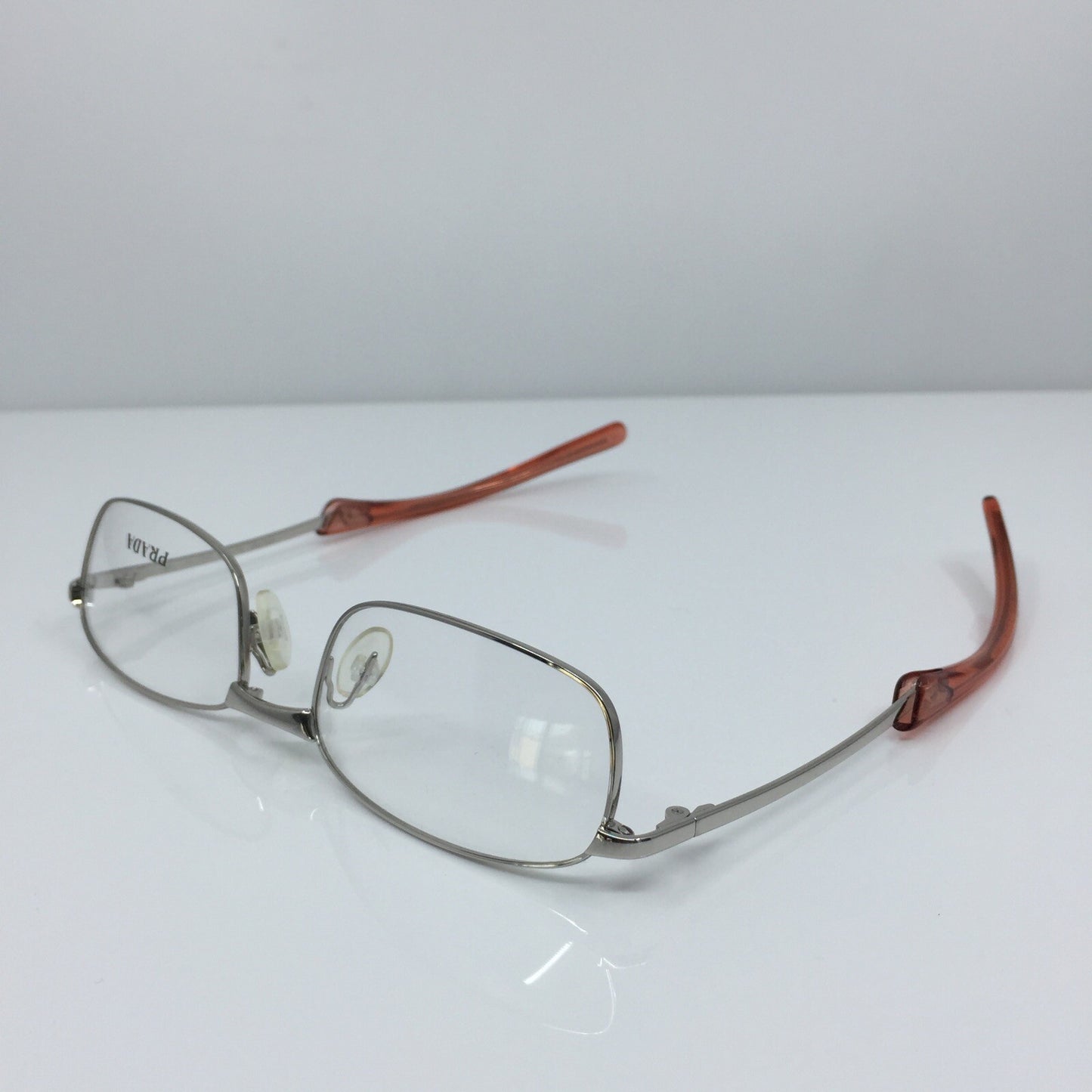 Vintage Prada VPR 75C Silver Eyeglasses - Super Vision Optical