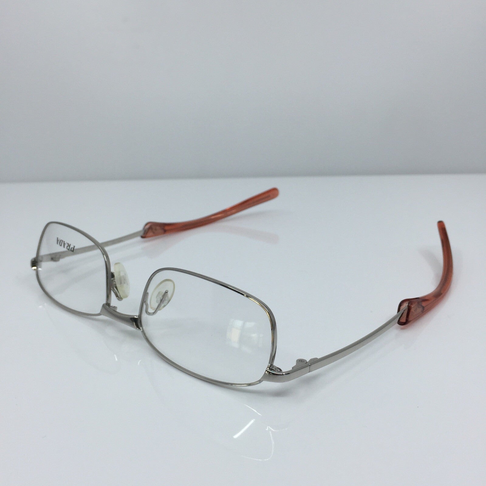 Vintage Prada VPR 75C Silver Eyeglasses - Super Vision Optical