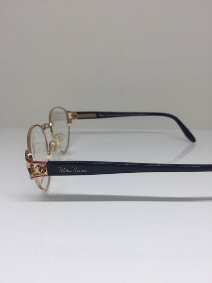Vintage Paloma Picasso PALOMA PICASSO 8408 Gold Sunglasses - Super Vision Optical