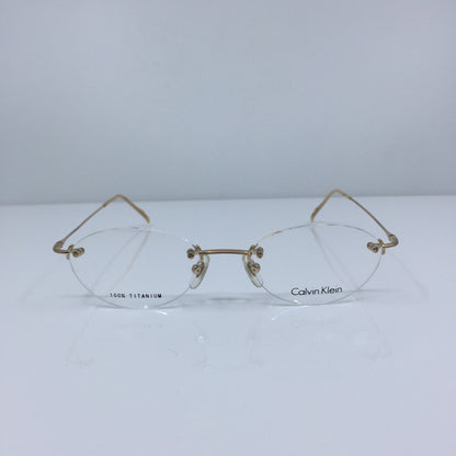 Vintage Calvin Klein CK 520 Gold Sunglasses - Super Vision Optical