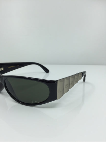 Vintage Karl Lagerfeld 4105 Silver Sunglasses - Super Vision Optical