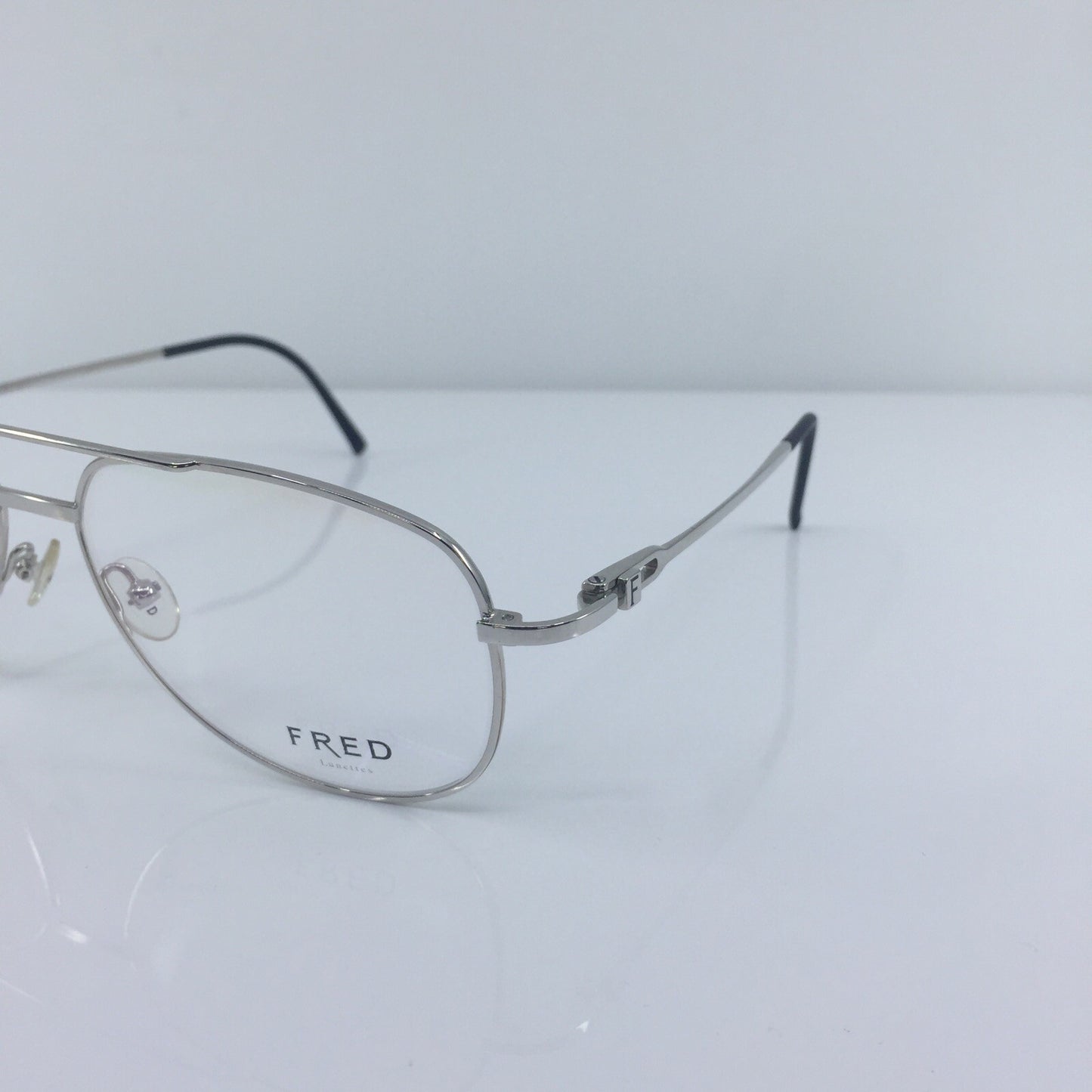 Vintage Fred Lunettes Alaska C2 Silver Eyeglasses - Super Vision Optical