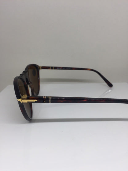 Vintage Persol PERSOL 201 Black Sunglasses - Super Vision Optical