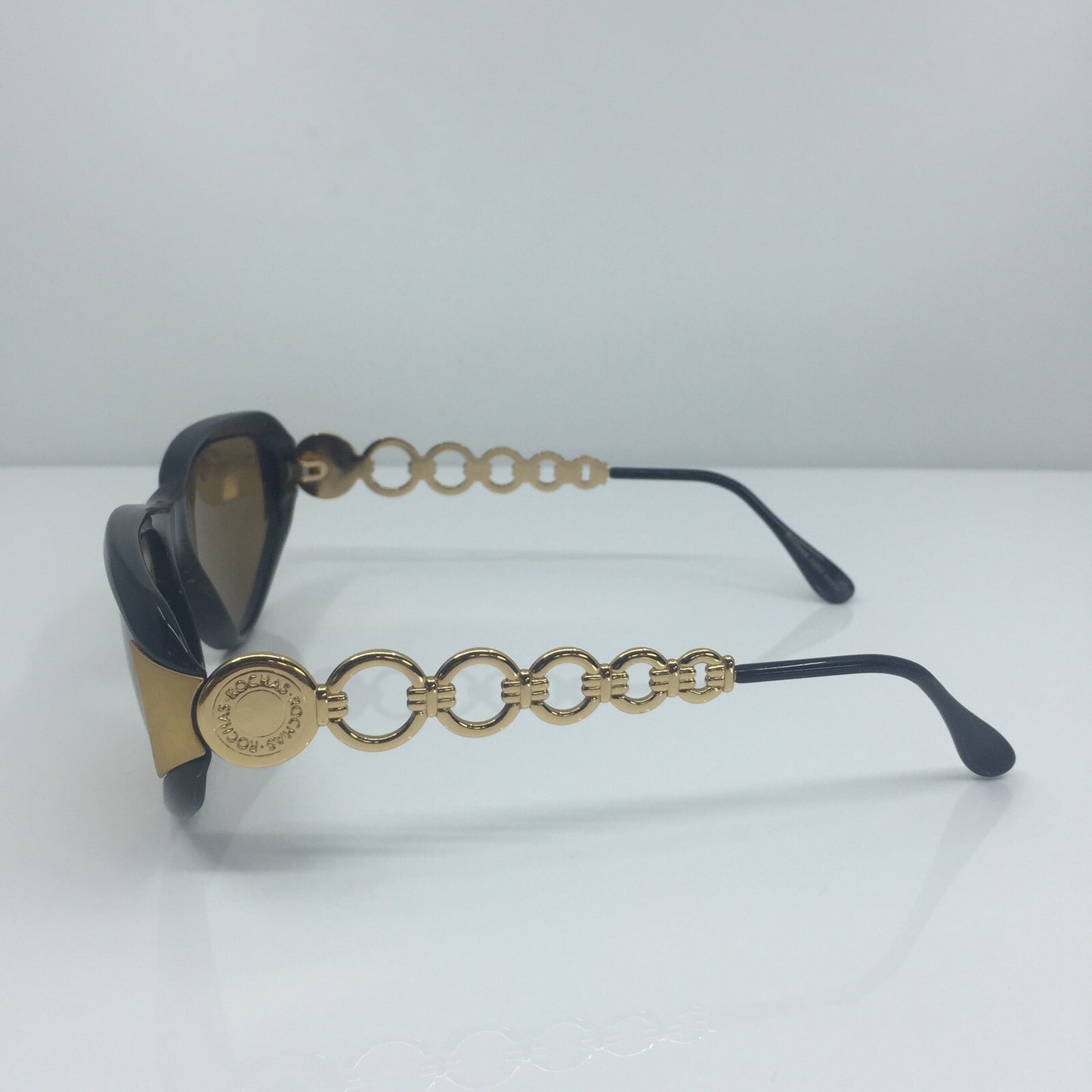 Vintage Rochas Paris ROCHAS PARIS 9004 Gold Sunglasses - Super Vision Optical