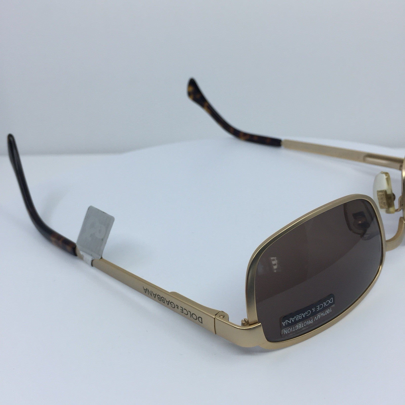 Vintage Dolce & Gabbana DG 320/S Gold Sunglasses - Super Vision Optical
