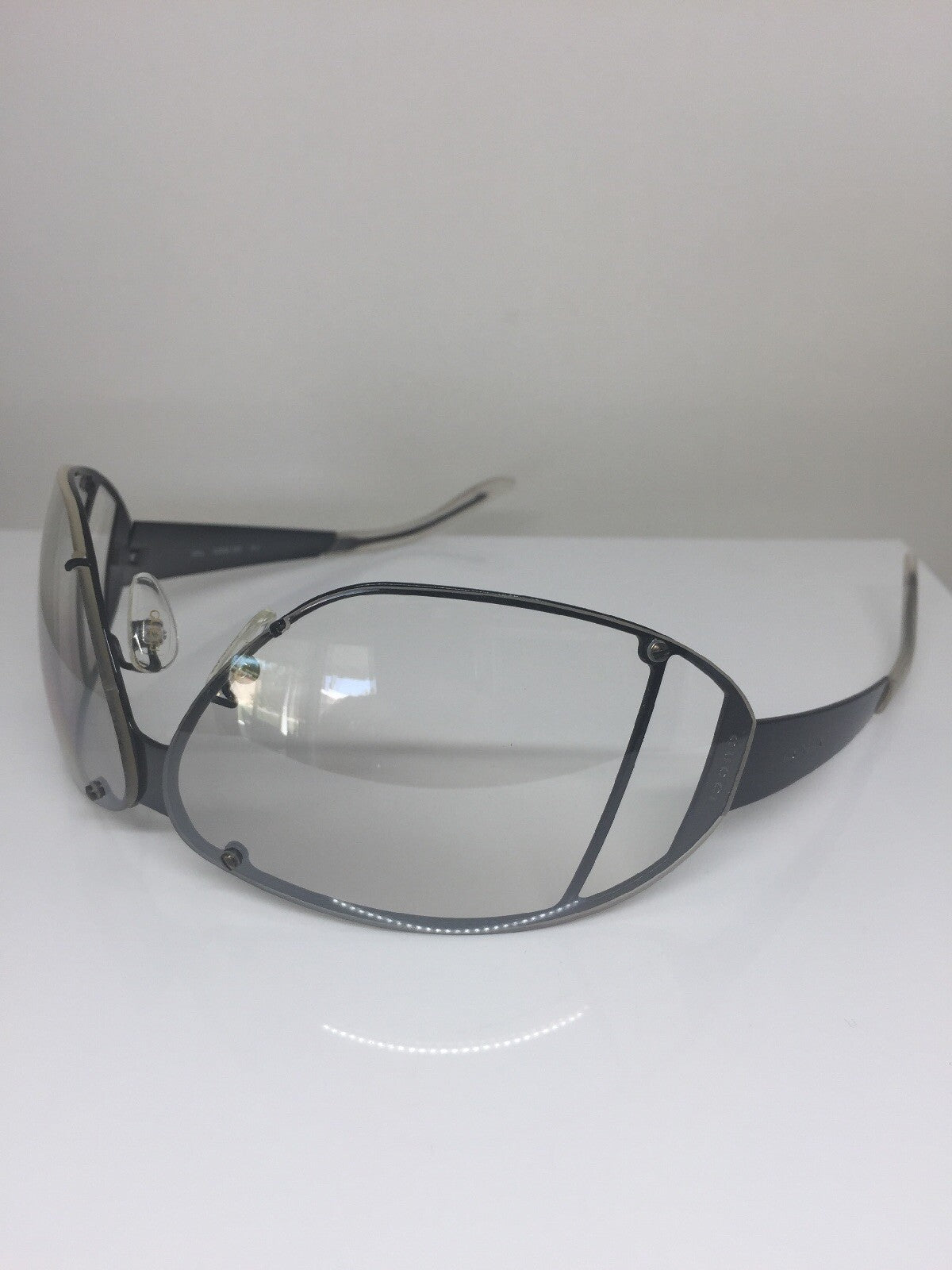 Vintage Gucci GG 1652/S Gunmetal Sunglasses - Super Vision Optical