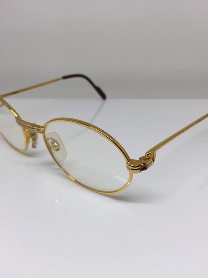 Vintage Cartier Saint Honore Limited Series Gold Eyeglasses - Super Vision Optical