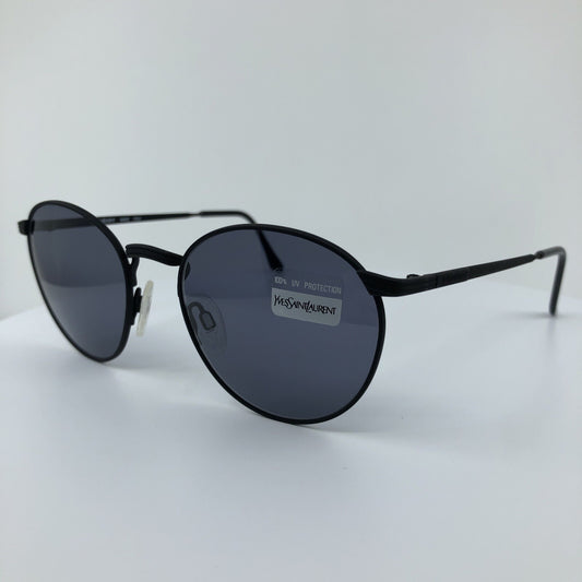 Vintage Saint Laurent YSL 6017 Black Sunglasses - Super Vision Optical