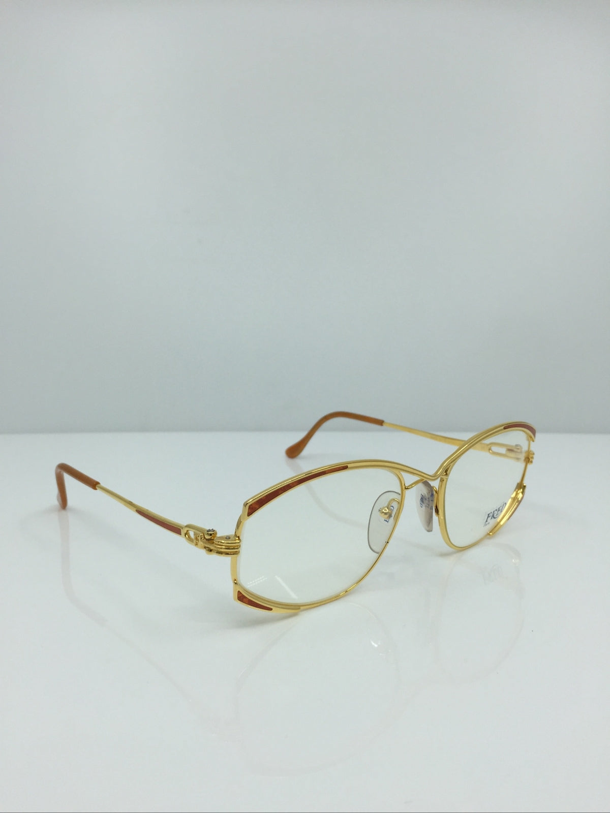 Vintage FRED Lunettes Paris Joyau Gold Eyeglasses - Super Vision Optical