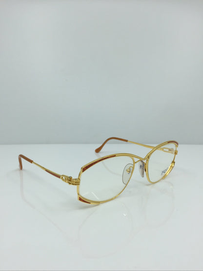 Vintage FRED Lunettes Paris Joyau Gold Eyeglasses - Super Vision Optical