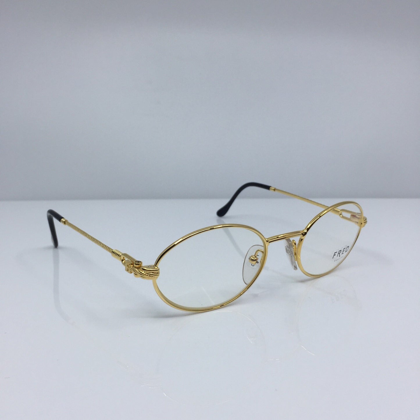 Vintage Fred Lunettes Ketch Gold Eyeglasses - Super Vision Optical
