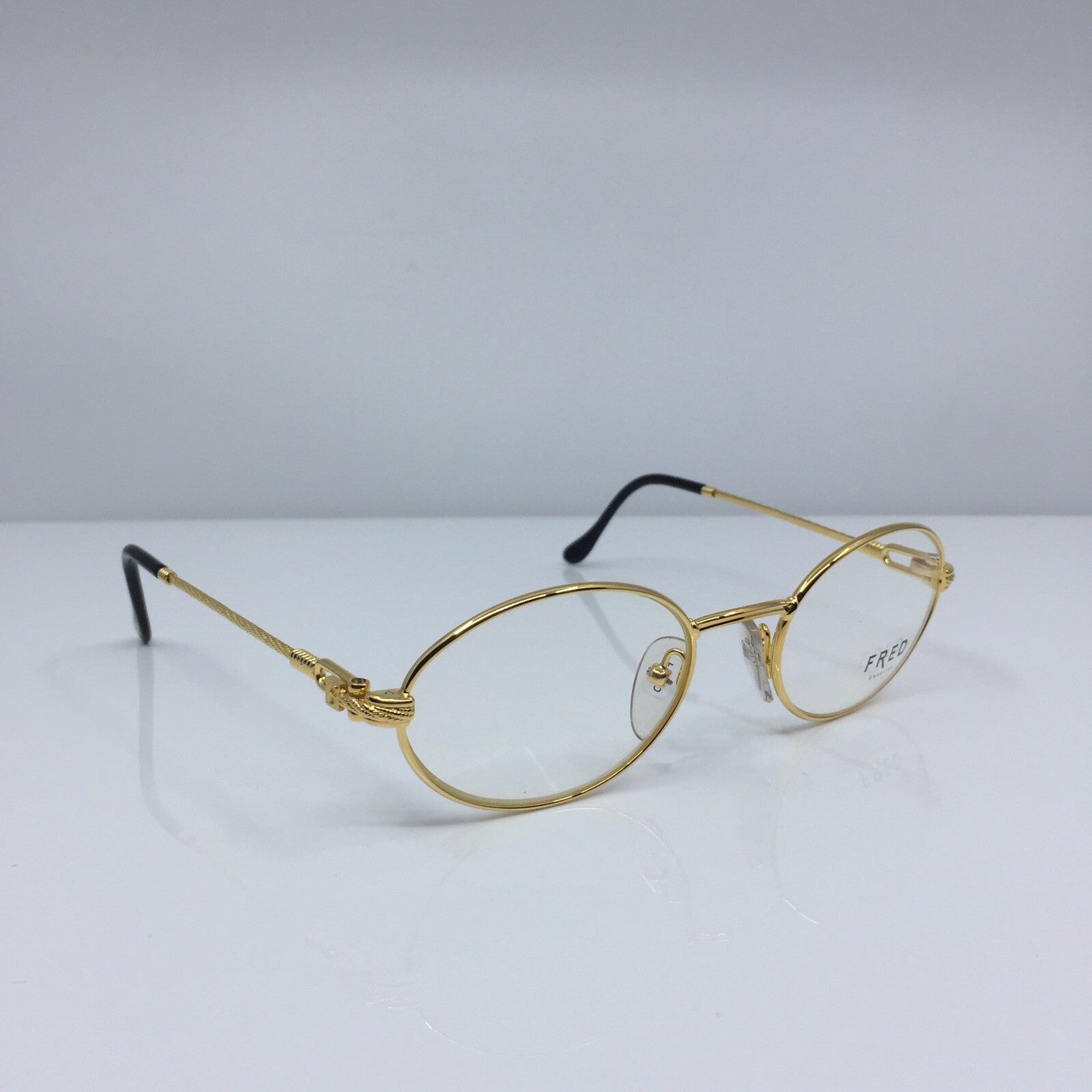 Vintage Fred Lunettes Ketch Gold Eyeglasses - Super Vision Optical