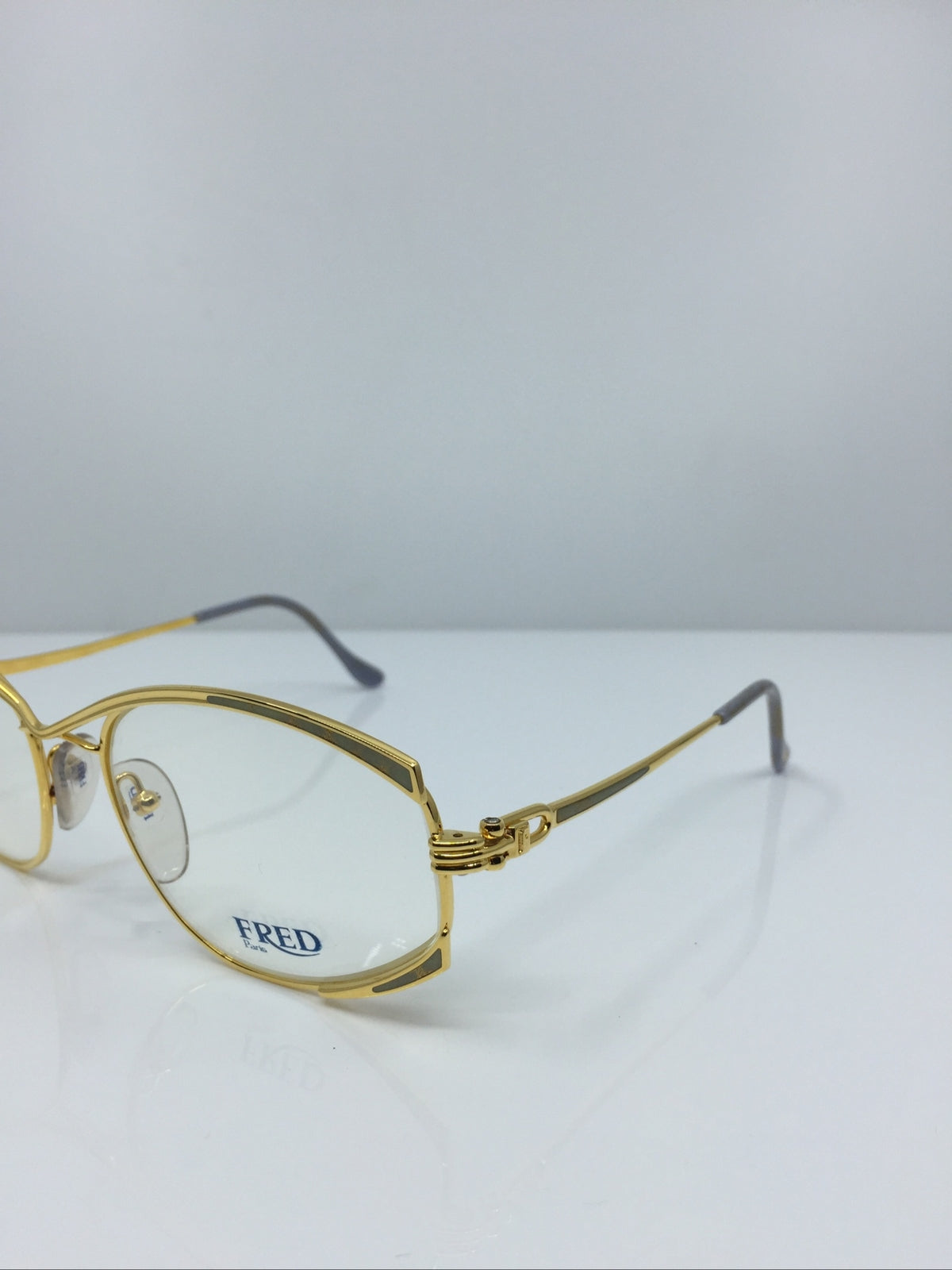 Vintage FRED Lunettes Paris Joyau Gold Eyeglasses - Super Vision Optical