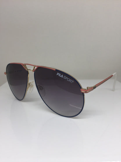 Vintage Fila Sport FILA 8802 Gold Sunglasses - Super Vision Optical