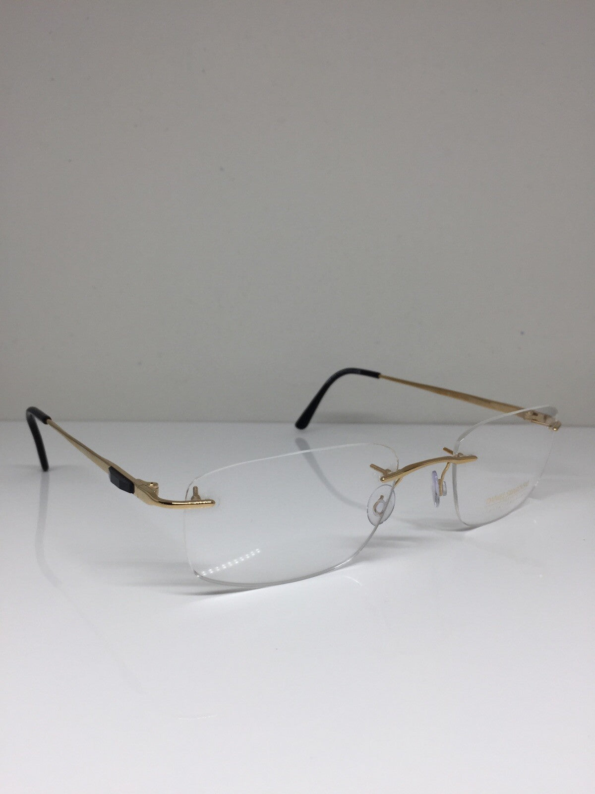 Vintage Daniel Swarovski S065/20 6051 55/21 Gold Eyeglasses - Super Vision Optical