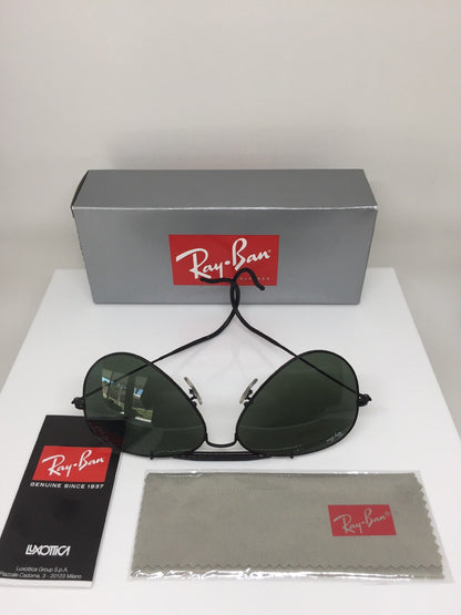 Vintage Ray-Ban RB3030 L9500 58-14 Gold Sunglasses - Super Vision Optical