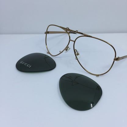 Vintage Gucci GG 1687/S Gold Sunglasses - Super Vision Optical