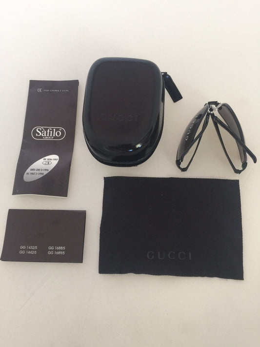 Vintage Gucci GG 1689/S Gold Sunglasses - Super Vision Optical