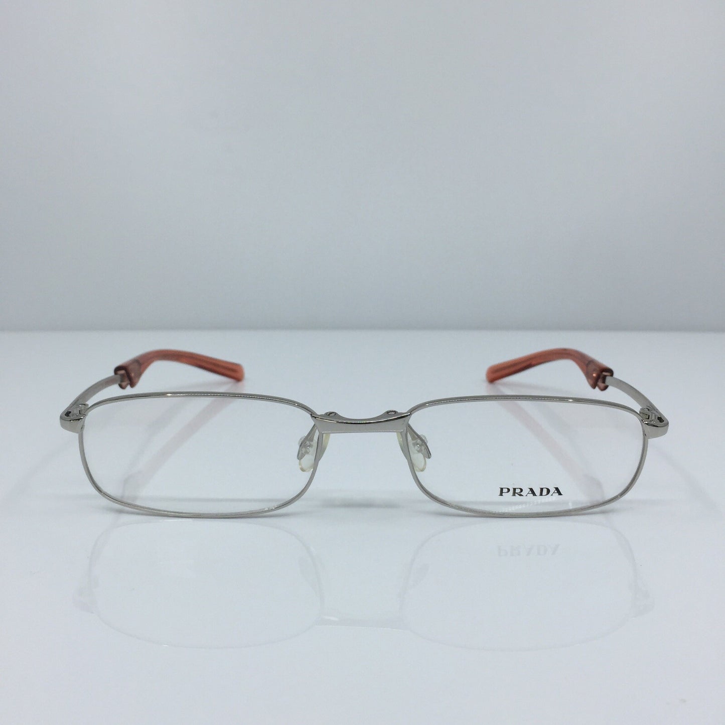 Vintage Prada VPR 75C Silver Eyeglasses - Super Vision Optical