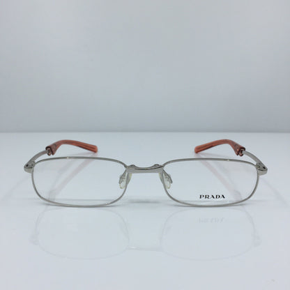 Vintage Prada VPR 75C Silver Eyeglasses - Super Vision Optical