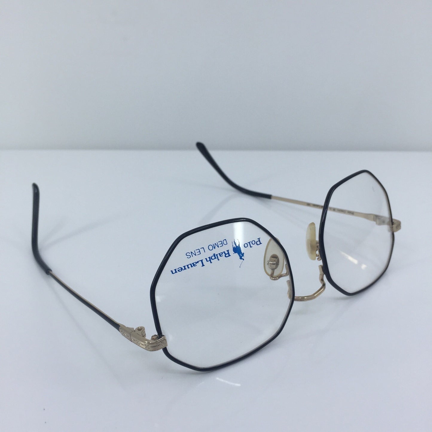Vintage Ralph Lauren Polo Classic VII Black Eyeglasses - Super Vision Optical