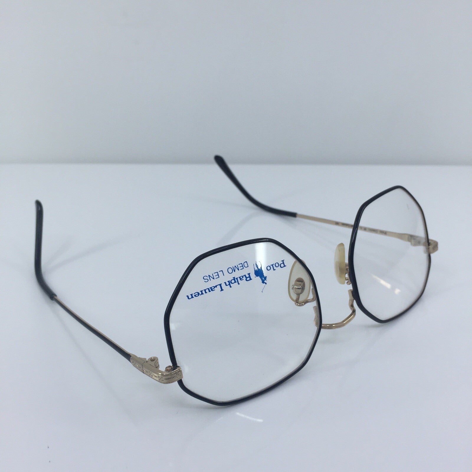 Vintage Ralph Lauren Polo Classic VII Black Eyeglasses - Super Vision Optical