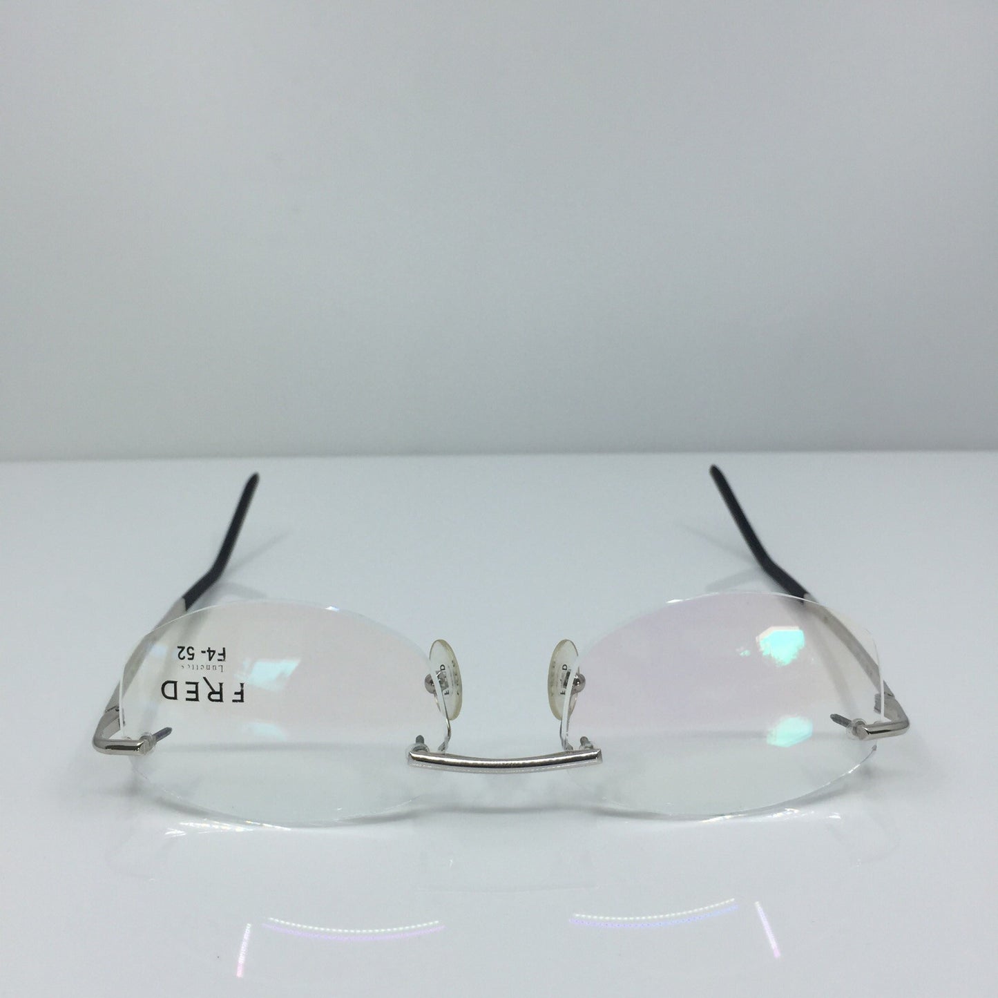 Vintage Fred Lunettes CUT 008 F4 Silver Eyeglasses - Super Vision Optical