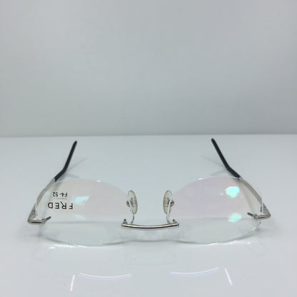Vintage Fred Lunettes CUT 008 F4 Silver Eyeglasses - Super Vision Optical