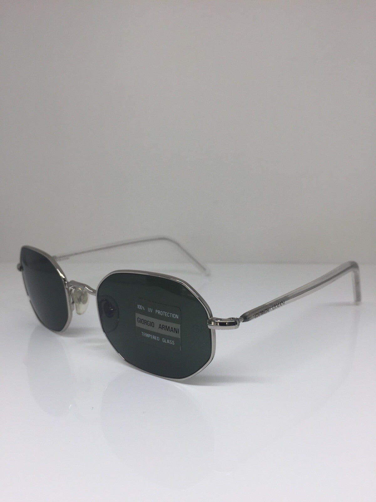 Vintage Giorgio Armani GA 664 Silver Sunglasses - Super Vision Optical