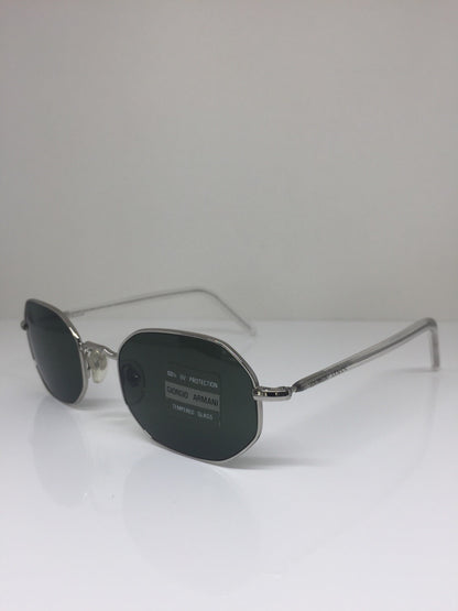 Vintage Giorgio Armani GA 664 Silver Sunglasses - Super Vision Optical