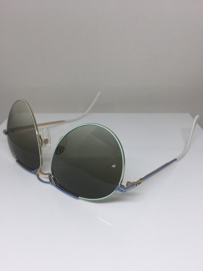 Vintage Fila Sport FILA 8802 Blue Sunglasses - Super Vision Optical
