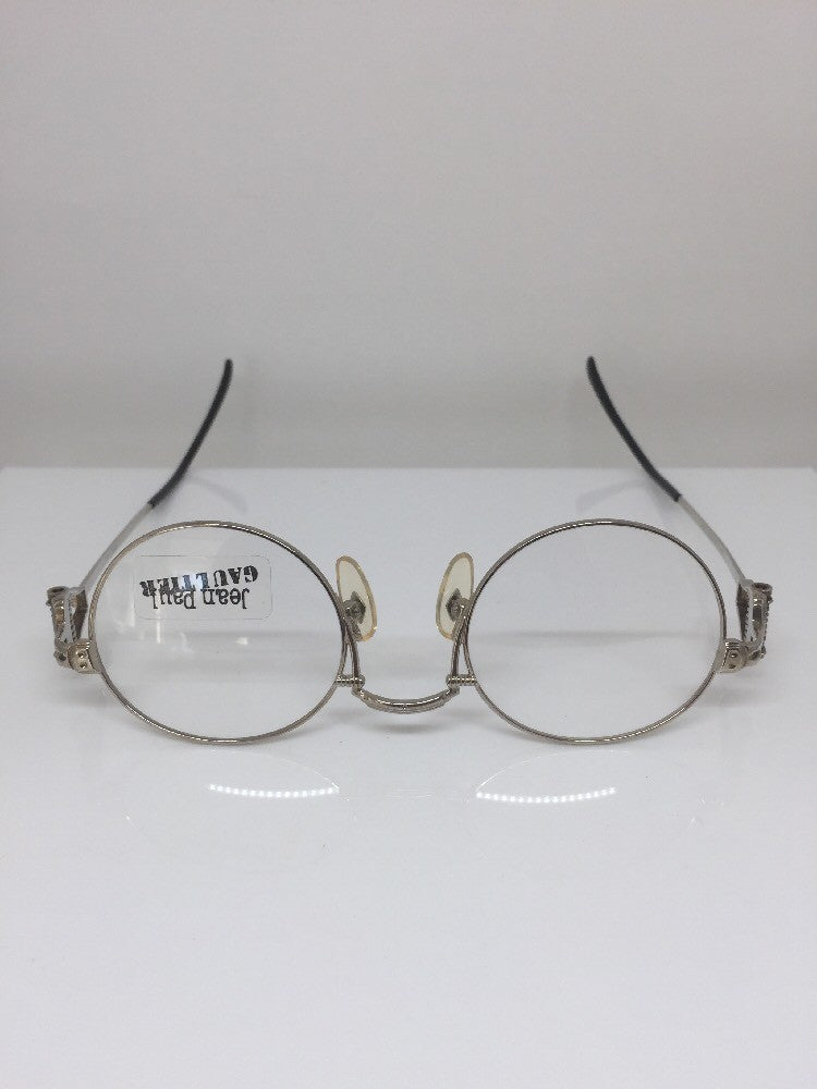 Vintage Jean Paul Gaultier JPG 55-5106 Silver Sunglasses - Super Vision Optical