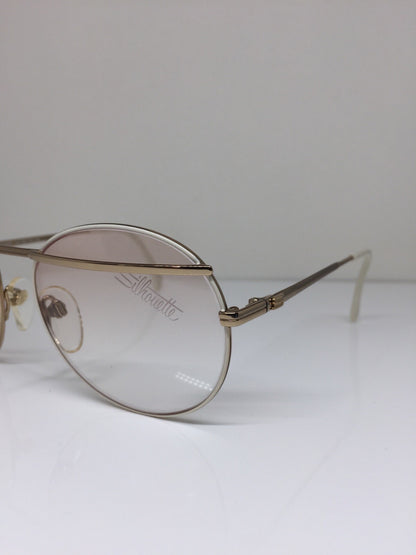 Vintage Silhouette 6065 Gold Sunglasses - Super Vision Optical
