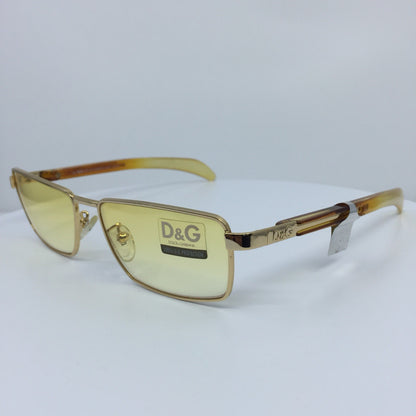 Vintage Dolce & Gabbana DG 2050 Gold Sunglasses - Super Vision Optical