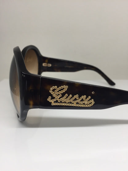 Vintage Gucci GG 2927/S Strass Tortoise Sunglasses - Super Vision Optical