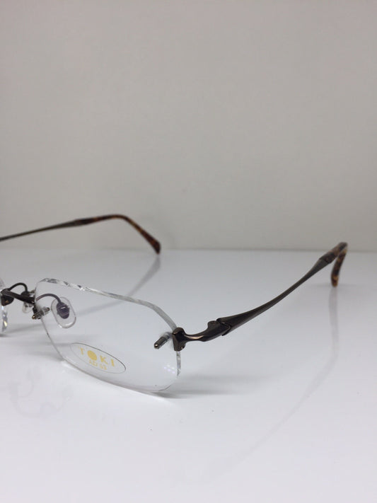 Vintage Toki Toki TK-8168-100 Brown Eyeglasses - Super Vision Optical