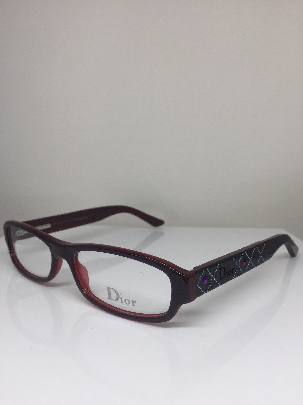 Vintage Christian Dior CD 3084 Red Eyeglasses - Super Vision Optical