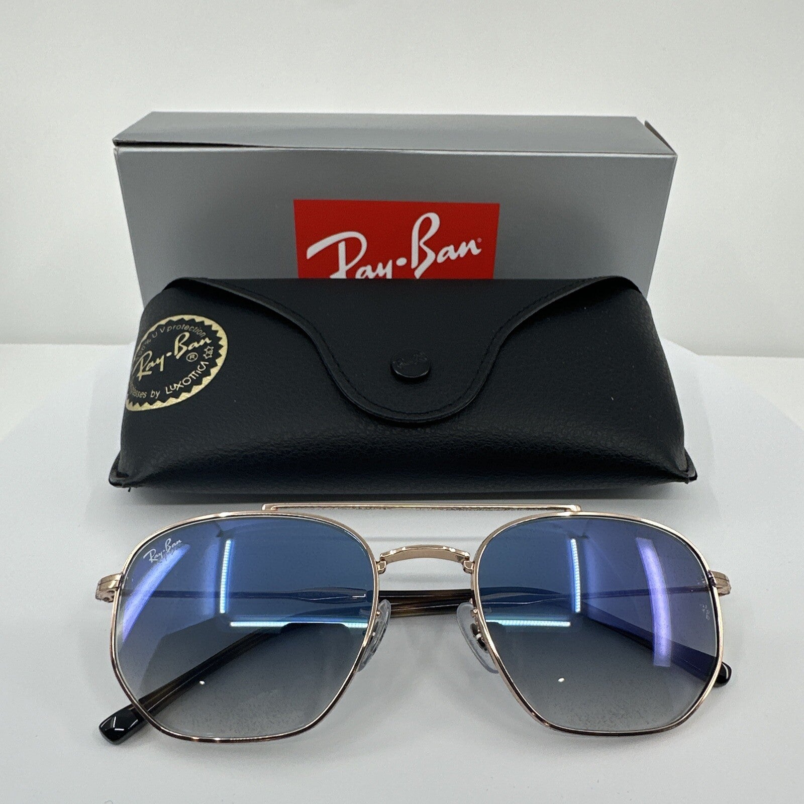 Vintage Ray-Ban RB 3707 Gold Sunglasses - Super Vision Optical