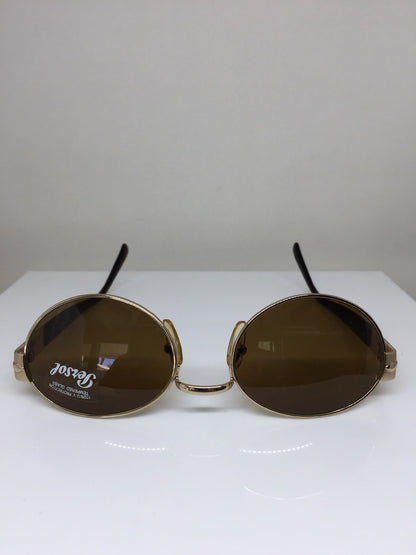 Vintage Persol PE 2058-S Gold Sunglasses - Super Vision Optical