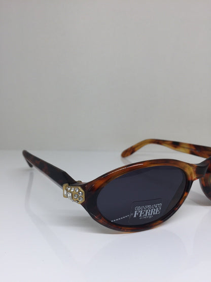 Vintage Gianfranco Ferre GFF 345/S Tortoise Sunglasses - Super Vision Optical