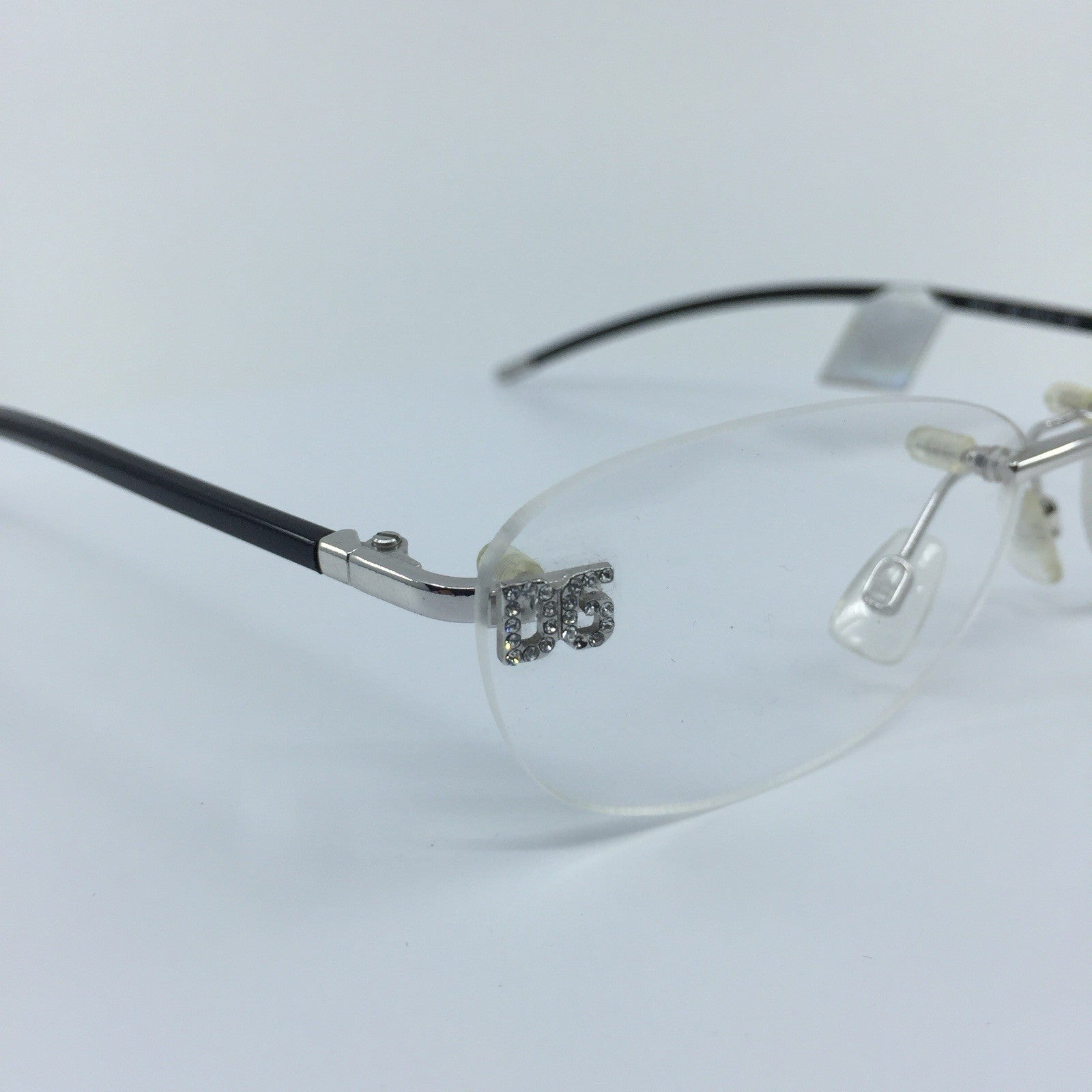 Vintage Dolce & Gabbana DG 671 Silver Eyeglasses - Super Vision Optical