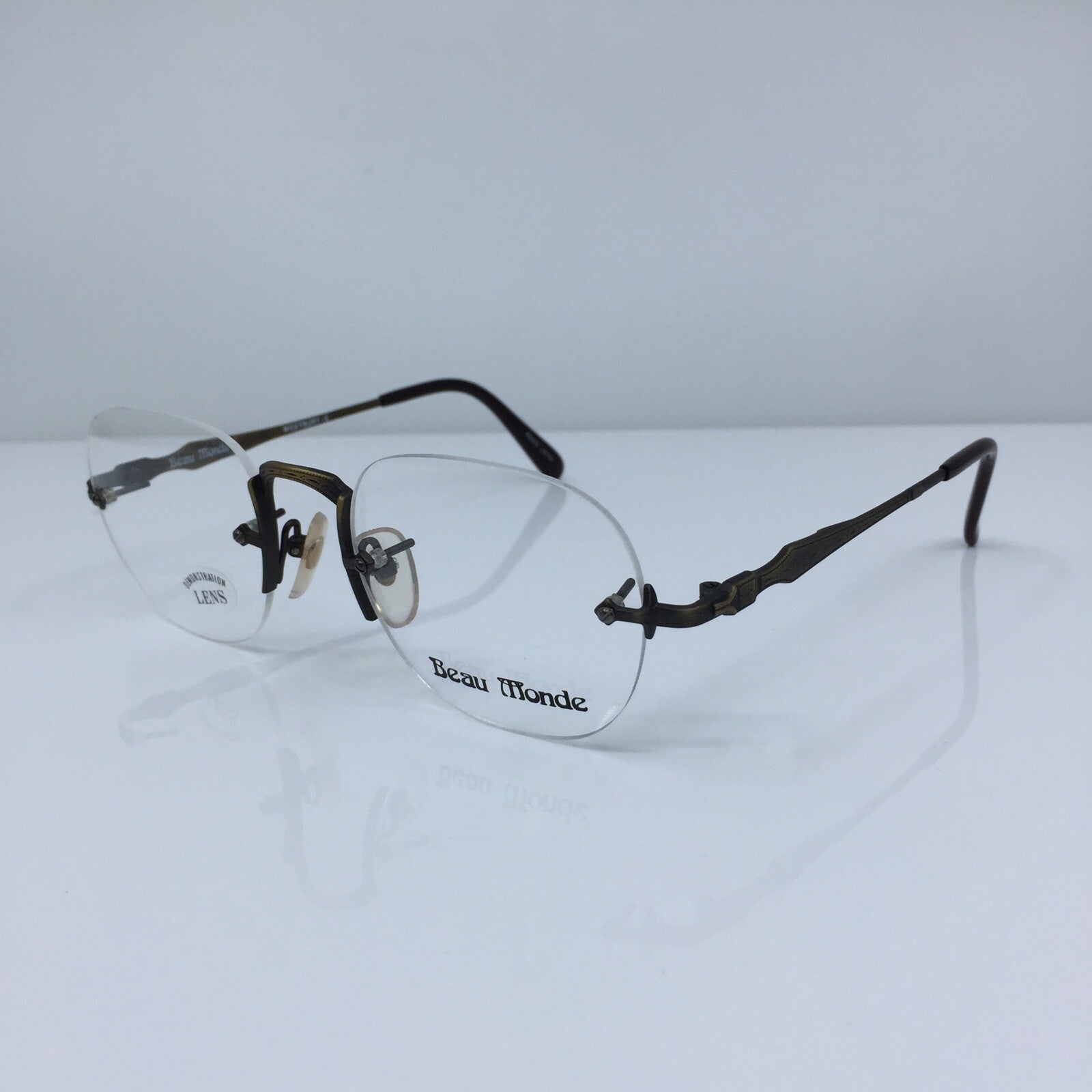 Vintage Beau Monde Collection Westbury Gold Eyeglasses - Super Vision Optical