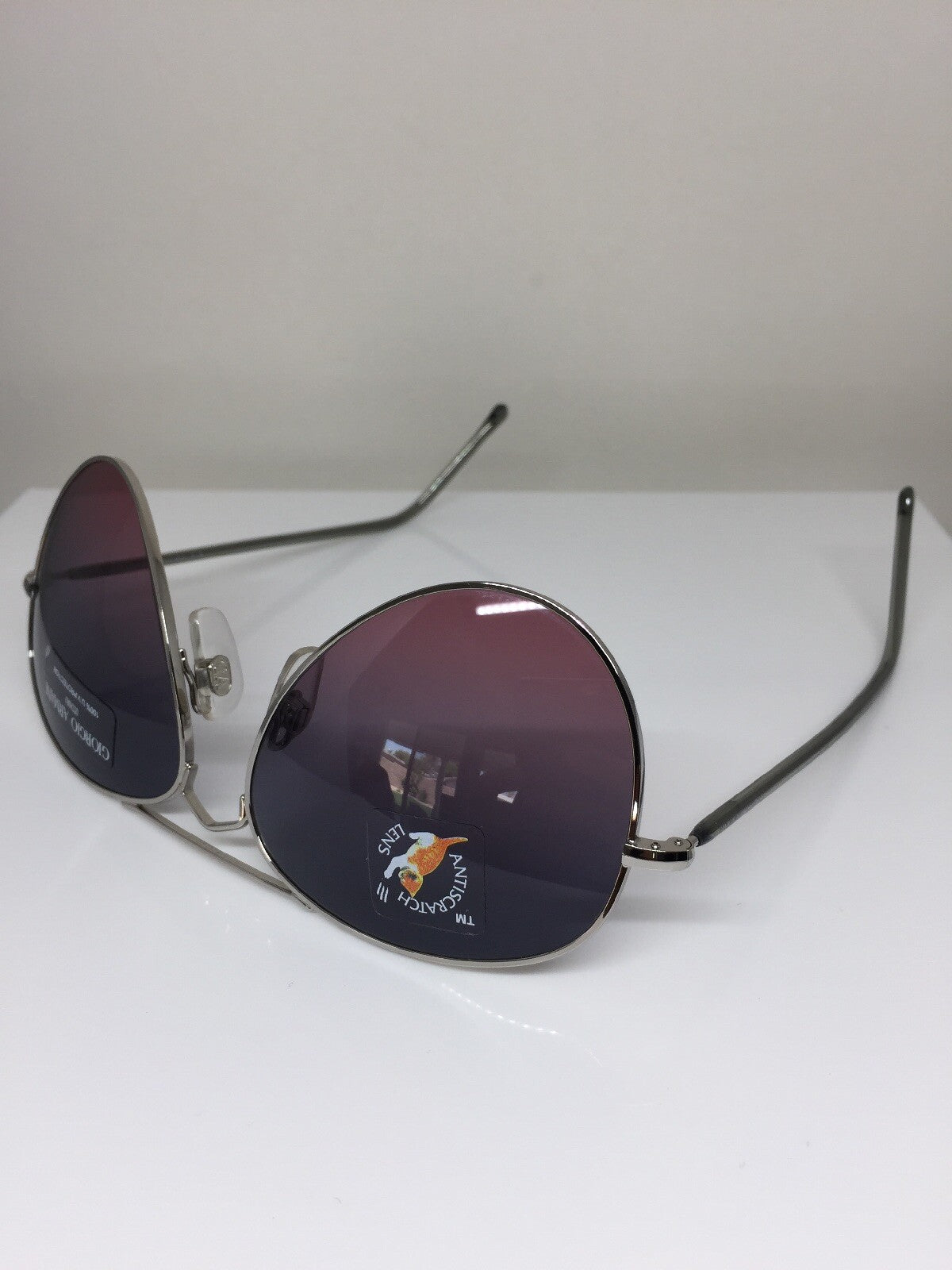 Vintage Giorgio Armani GA 615 S Silver Sunglasses - Super Vision Optical